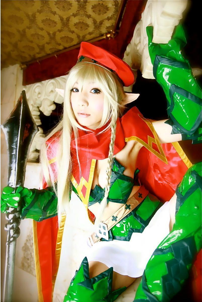 [Cosplay]  Queens Blade  Echidna & Alleyne Vs Tentacles SP2